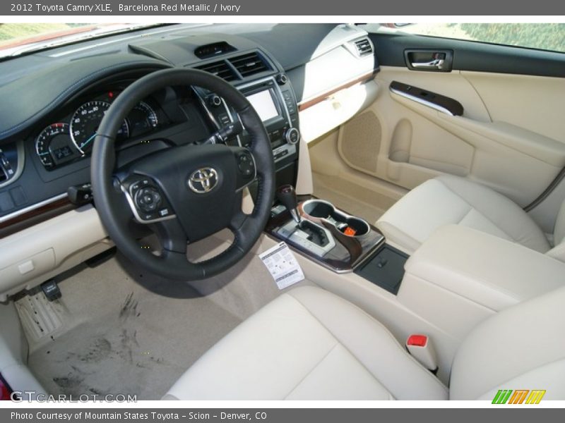 Barcelona Red Metallic / Ivory 2012 Toyota Camry XLE