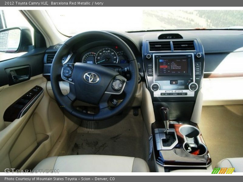 Barcelona Red Metallic / Ivory 2012 Toyota Camry XLE