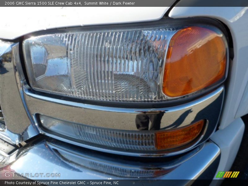 Summit White / Dark Pewter 2006 GMC Sierra 1500 SLE Crew Cab 4x4
