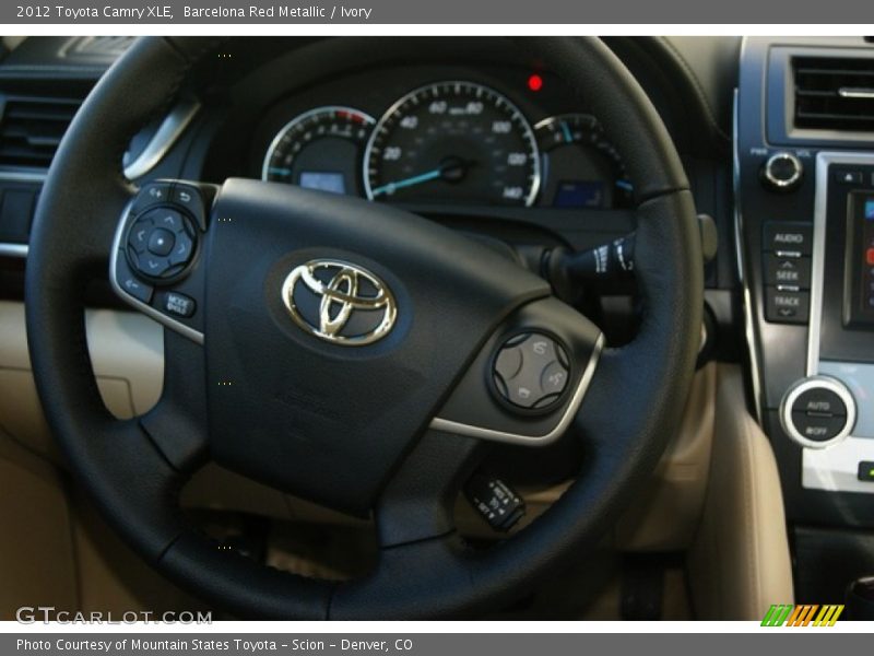 Barcelona Red Metallic / Ivory 2012 Toyota Camry XLE