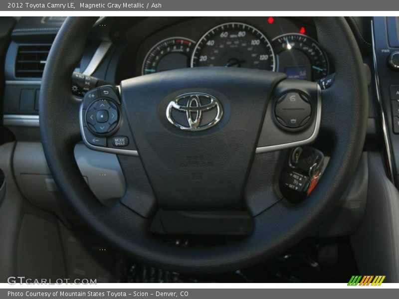 Magnetic Gray Metallic / Ash 2012 Toyota Camry LE