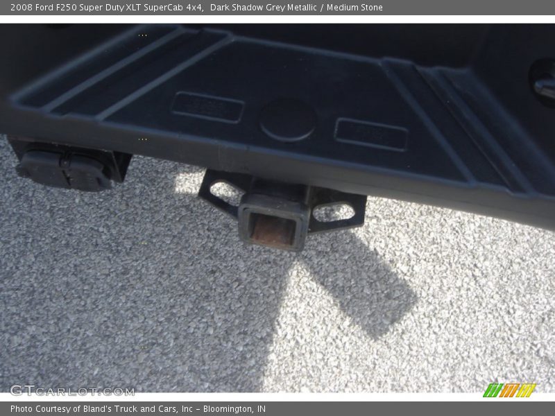 Dark Shadow Grey Metallic / Medium Stone 2008 Ford F250 Super Duty XLT SuperCab 4x4