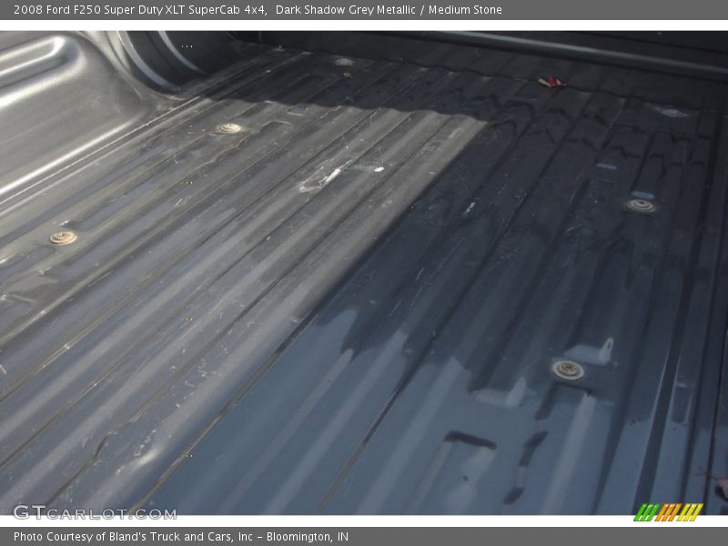 Dark Shadow Grey Metallic / Medium Stone 2008 Ford F250 Super Duty XLT SuperCab 4x4