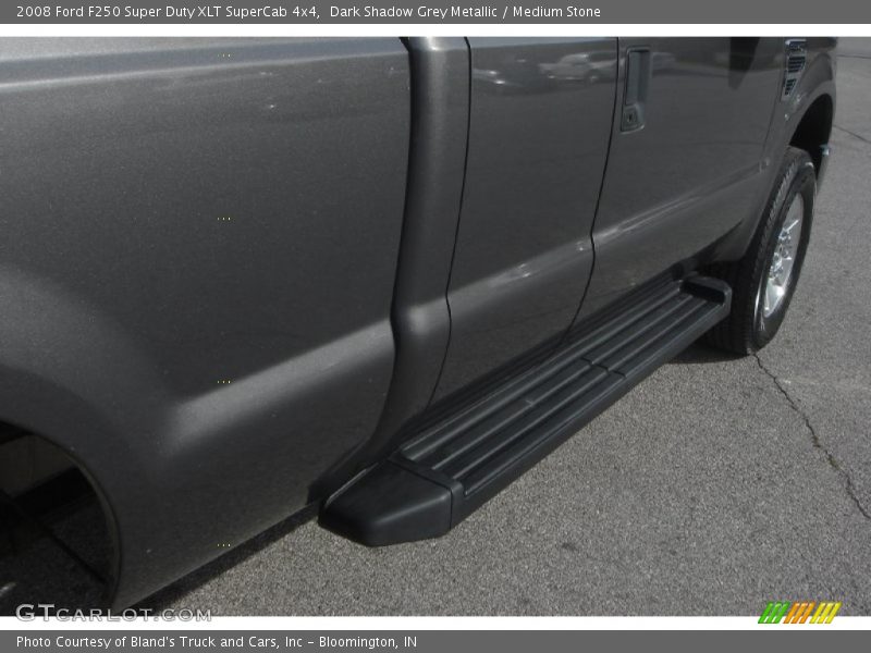 Dark Shadow Grey Metallic / Medium Stone 2008 Ford F250 Super Duty XLT SuperCab 4x4