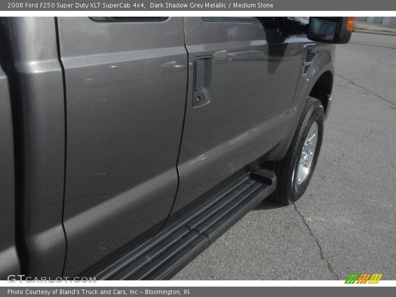 Dark Shadow Grey Metallic / Medium Stone 2008 Ford F250 Super Duty XLT SuperCab 4x4
