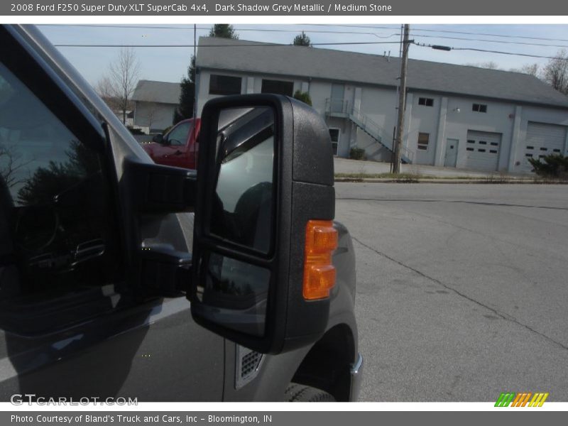Dark Shadow Grey Metallic / Medium Stone 2008 Ford F250 Super Duty XLT SuperCab 4x4