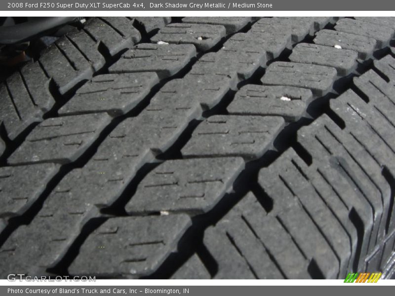 Dark Shadow Grey Metallic / Medium Stone 2008 Ford F250 Super Duty XLT SuperCab 4x4