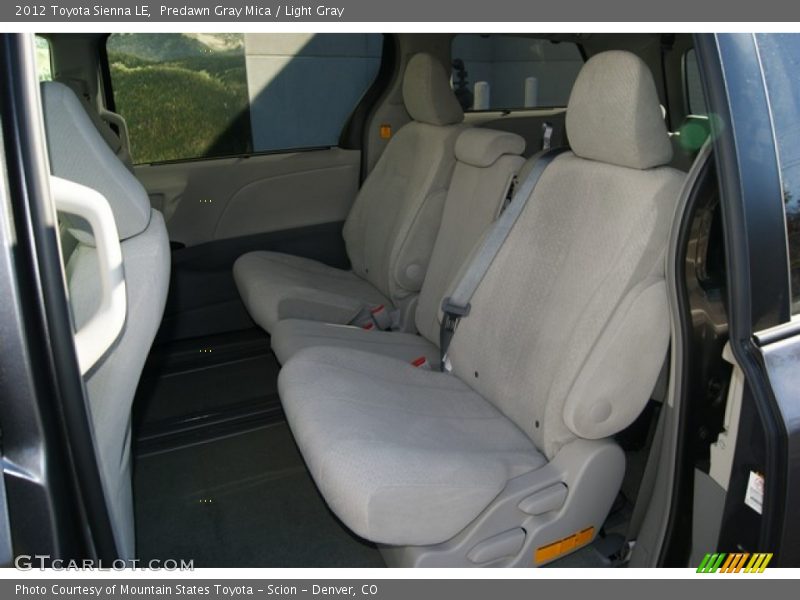 Predawn Gray Mica / Light Gray 2012 Toyota Sienna LE