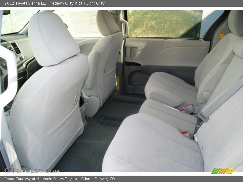 Predawn Gray Mica / Light Gray 2012 Toyota Sienna LE