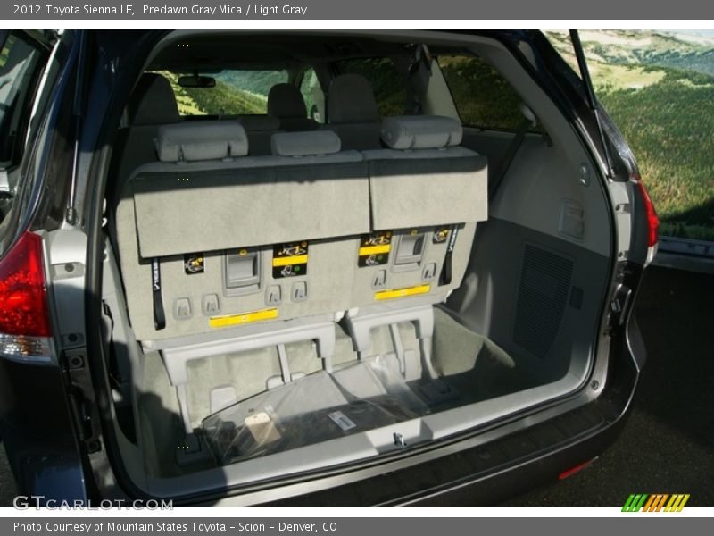 Predawn Gray Mica / Light Gray 2012 Toyota Sienna LE