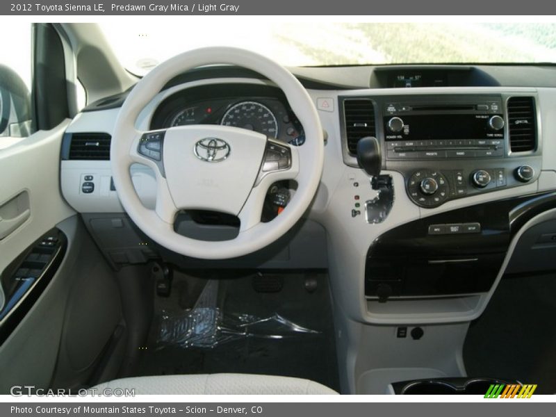 Predawn Gray Mica / Light Gray 2012 Toyota Sienna LE