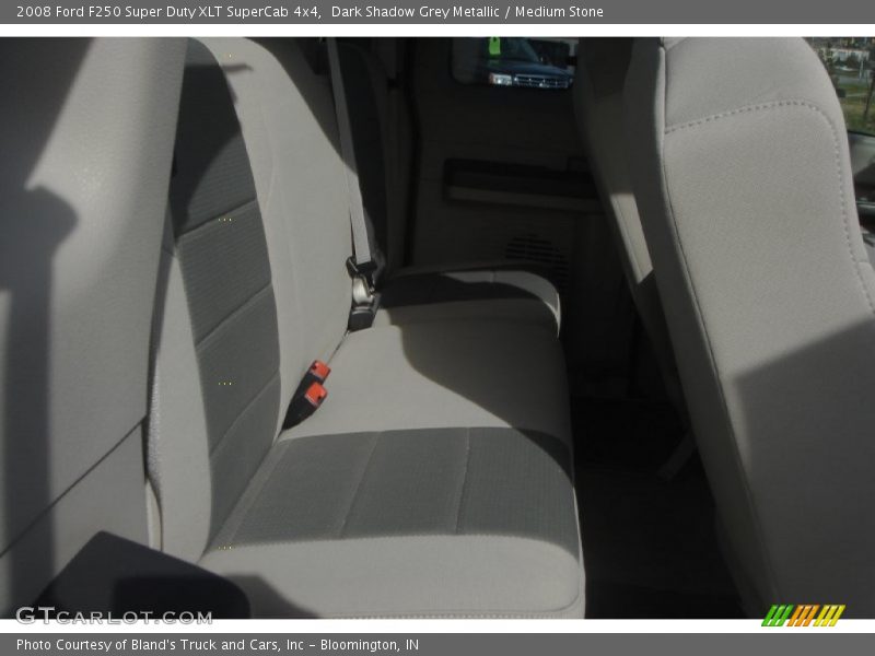 Dark Shadow Grey Metallic / Medium Stone 2008 Ford F250 Super Duty XLT SuperCab 4x4