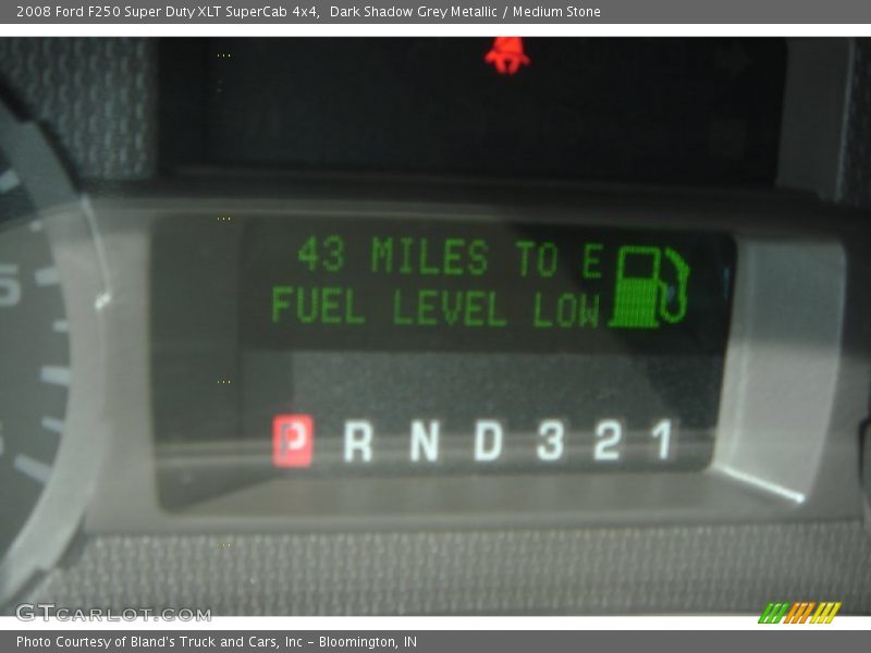 Dark Shadow Grey Metallic / Medium Stone 2008 Ford F250 Super Duty XLT SuperCab 4x4