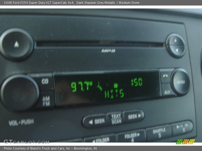 Dark Shadow Grey Metallic / Medium Stone 2008 Ford F250 Super Duty XLT SuperCab 4x4