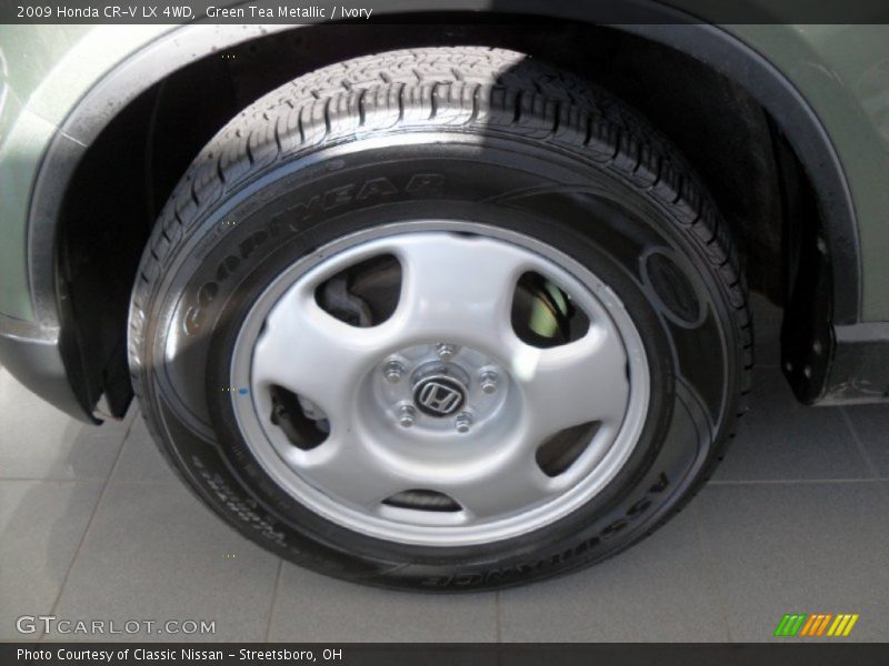 Green Tea Metallic / Ivory 2009 Honda CR-V LX 4WD