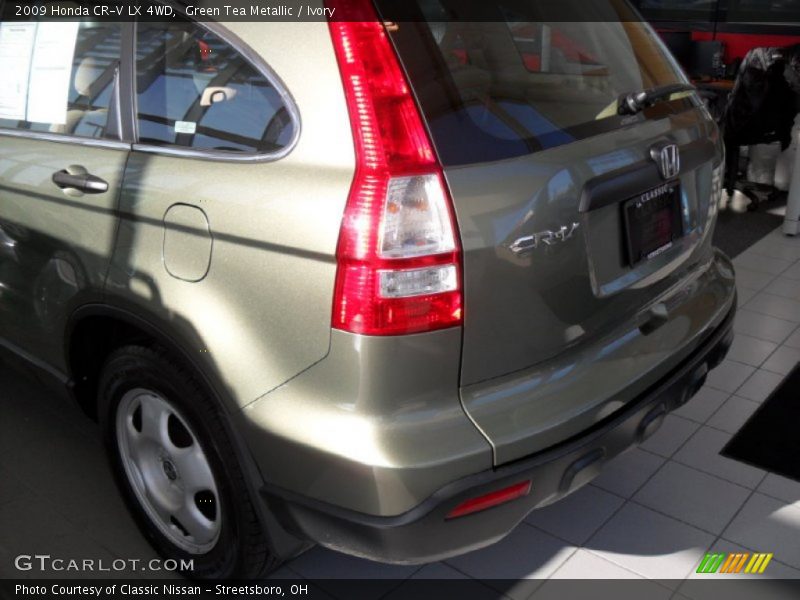 Green Tea Metallic / Ivory 2009 Honda CR-V LX 4WD
