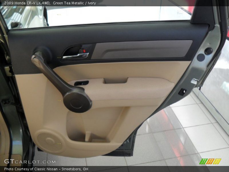 Green Tea Metallic / Ivory 2009 Honda CR-V LX 4WD