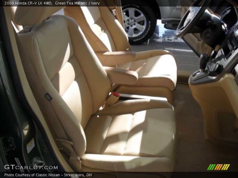 Green Tea Metallic / Ivory 2009 Honda CR-V LX 4WD