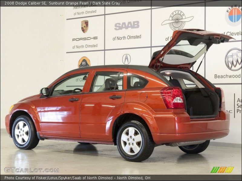 Sunburst Orange Pearl / Dark Slate Gray 2008 Dodge Caliber SE