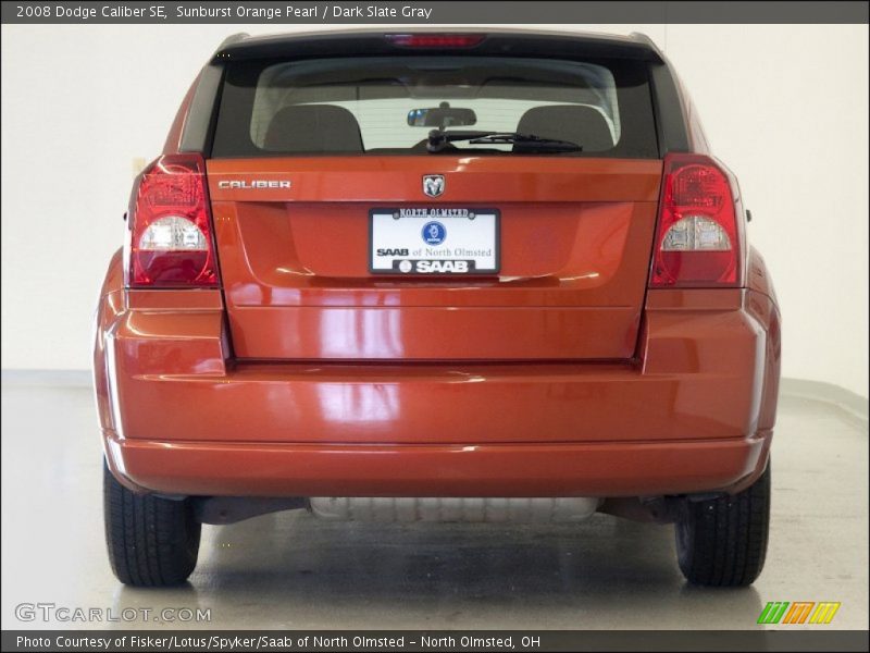 Sunburst Orange Pearl / Dark Slate Gray 2008 Dodge Caliber SE
