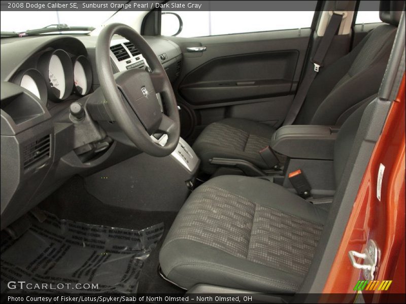 Sunburst Orange Pearl / Dark Slate Gray 2008 Dodge Caliber SE