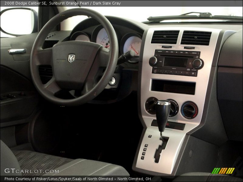 Sunburst Orange Pearl / Dark Slate Gray 2008 Dodge Caliber SE