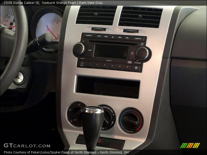 Sunburst Orange Pearl / Dark Slate Gray 2008 Dodge Caliber SE