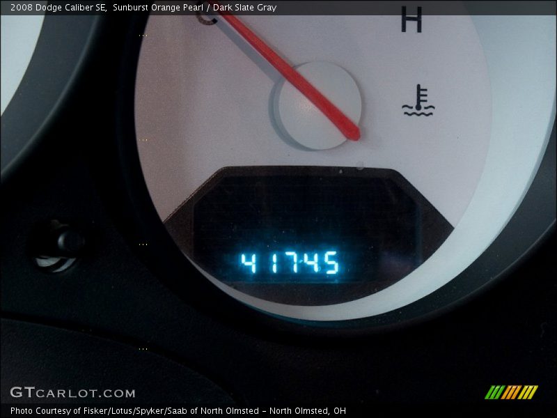 Sunburst Orange Pearl / Dark Slate Gray 2008 Dodge Caliber SE