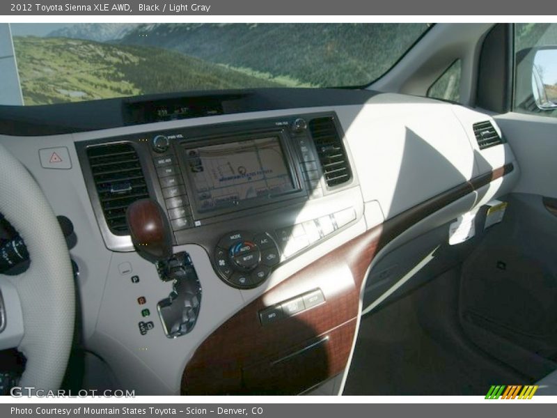 Black / Light Gray 2012 Toyota Sienna XLE AWD