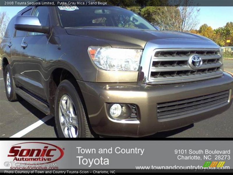 Pyrite Gray Mica / Sand Beige 2008 Toyota Sequoia Limited
