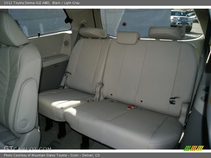 Black / Light Gray 2012 Toyota Sienna XLE AWD