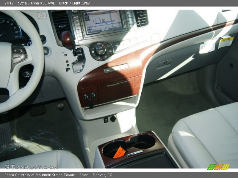 Black / Light Gray 2012 Toyota Sienna XLE AWD