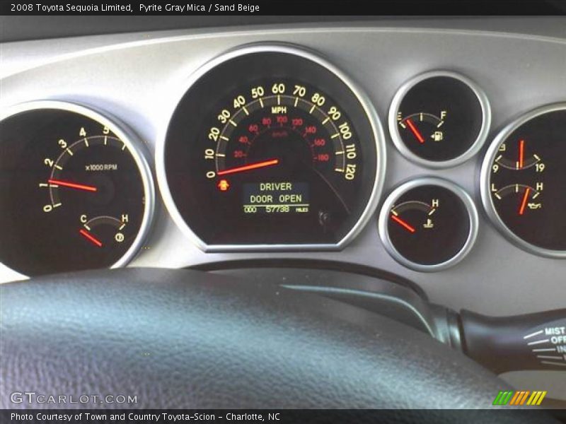 Pyrite Gray Mica / Sand Beige 2008 Toyota Sequoia Limited