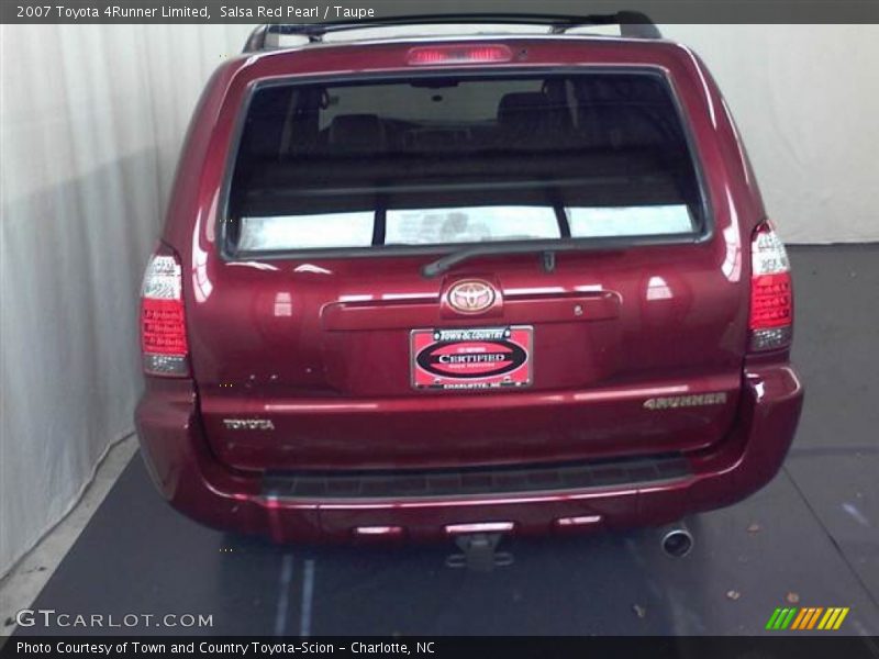 Salsa Red Pearl / Taupe 2007 Toyota 4Runner Limited