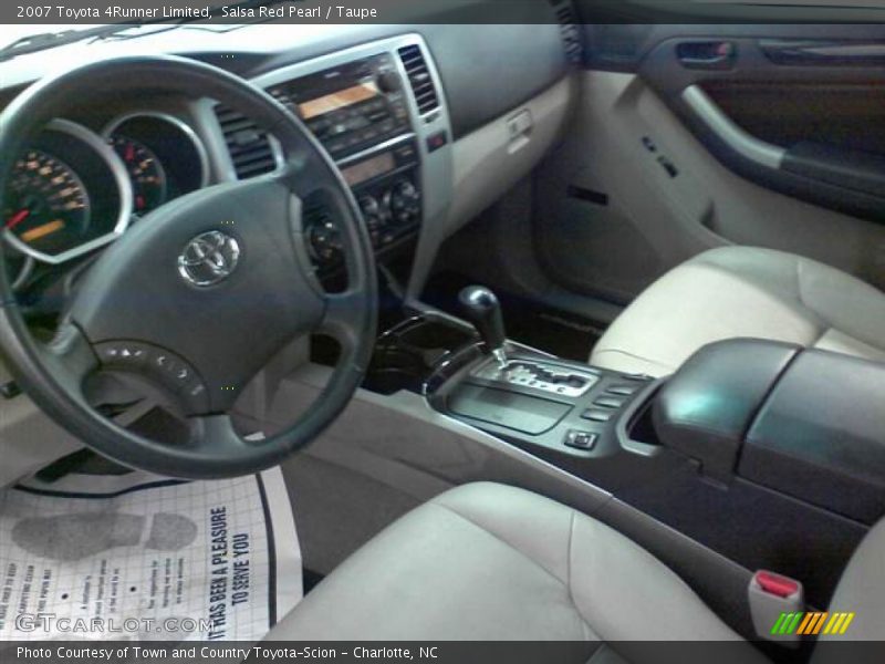 Salsa Red Pearl / Taupe 2007 Toyota 4Runner Limited
