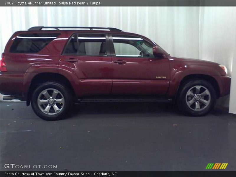 Salsa Red Pearl / Taupe 2007 Toyota 4Runner Limited