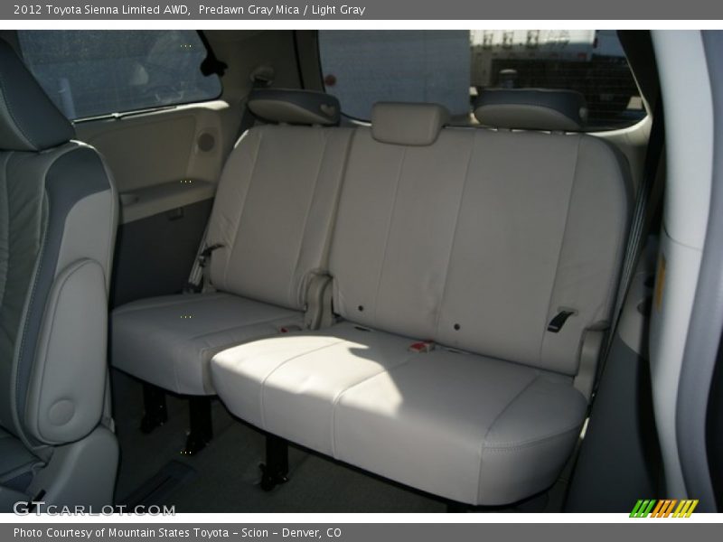 Predawn Gray Mica / Light Gray 2012 Toyota Sienna Limited AWD