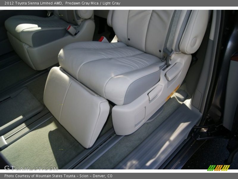 Predawn Gray Mica / Light Gray 2012 Toyota Sienna Limited AWD