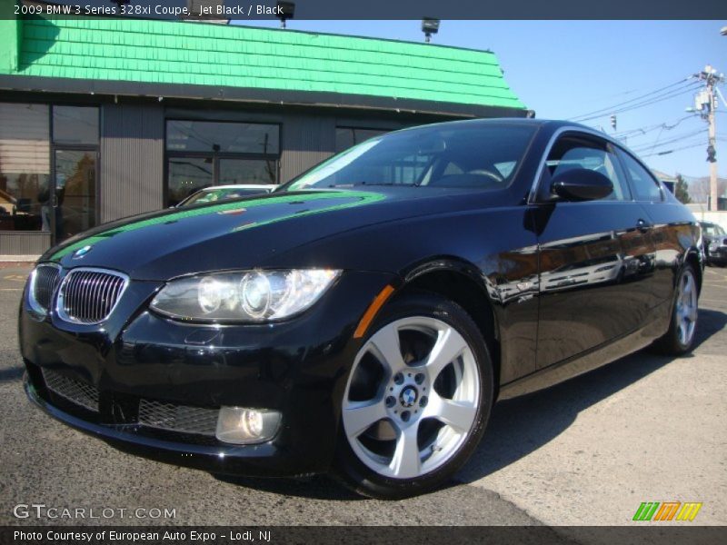 Jet Black / Black 2009 BMW 3 Series 328xi Coupe