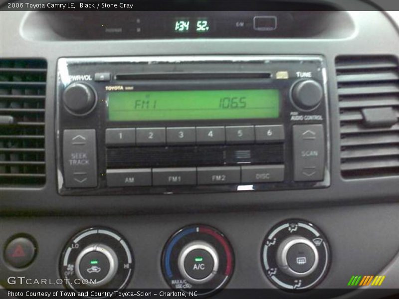 Black / Stone Gray 2006 Toyota Camry LE