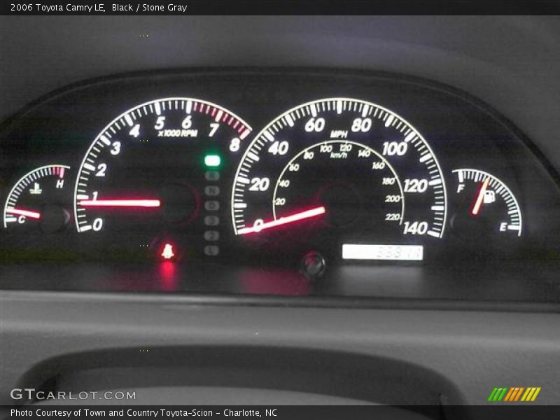 Black / Stone Gray 2006 Toyota Camry LE