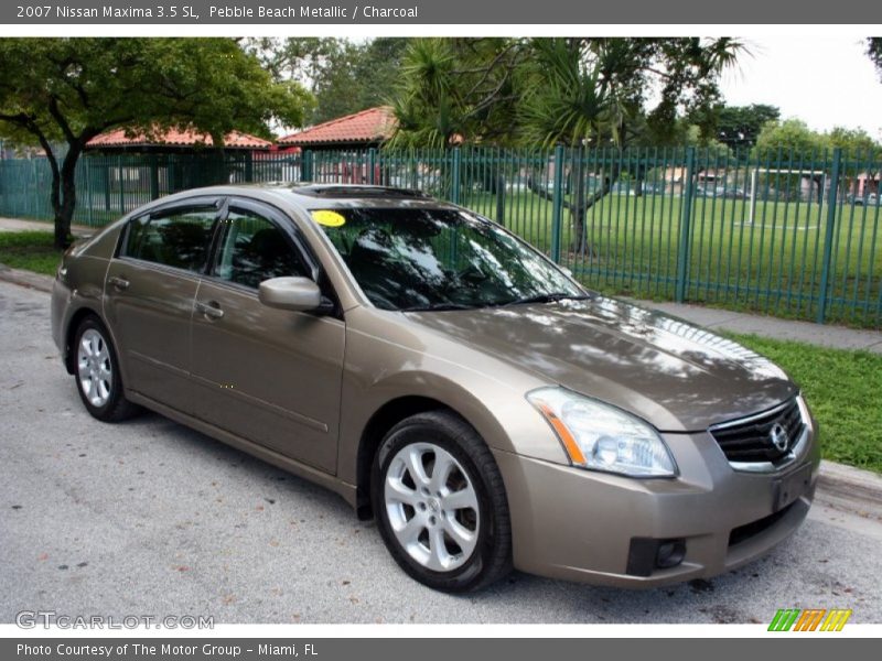 Pebble Beach Metallic / Charcoal 2007 Nissan Maxima 3.5 SL