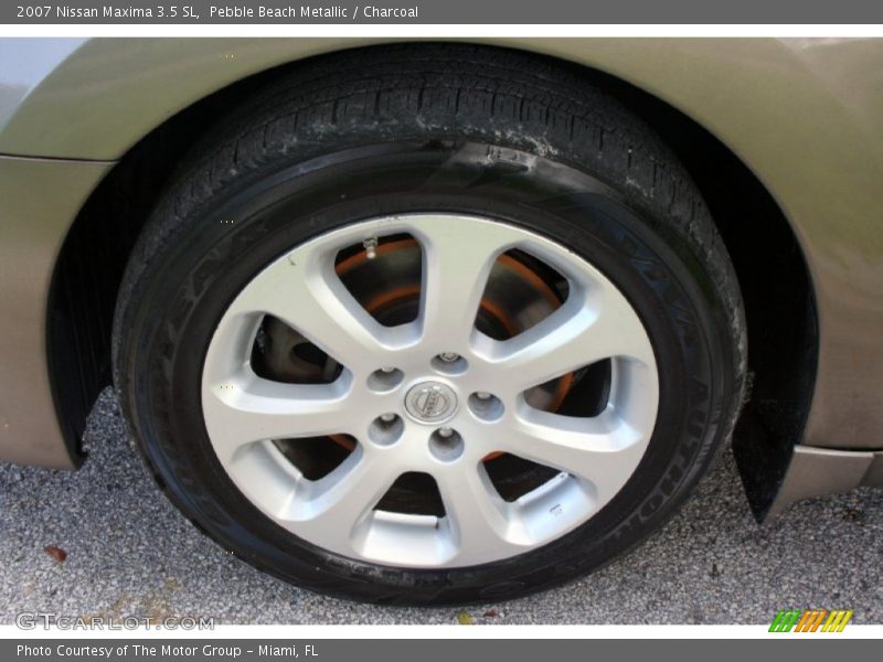 Pebble Beach Metallic / Charcoal 2007 Nissan Maxima 3.5 SL