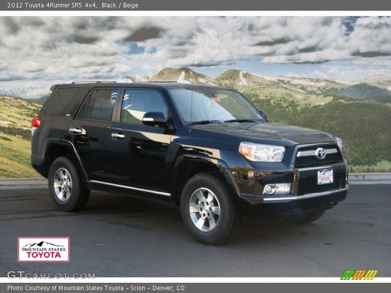 Black / Beige 2012 Toyota 4Runner SR5 4x4