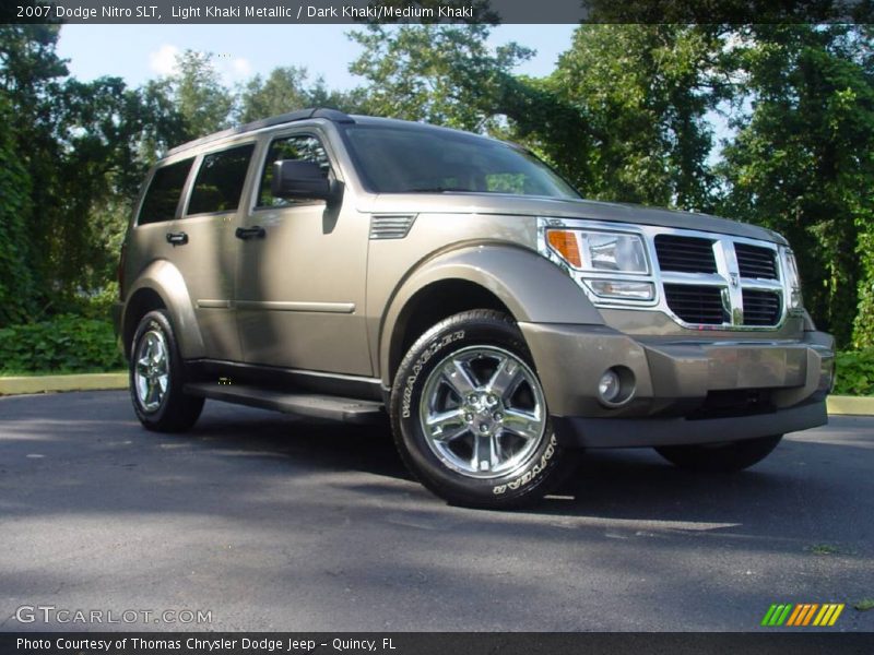 Light Khaki Metallic / Dark Khaki/Medium Khaki 2007 Dodge Nitro SLT