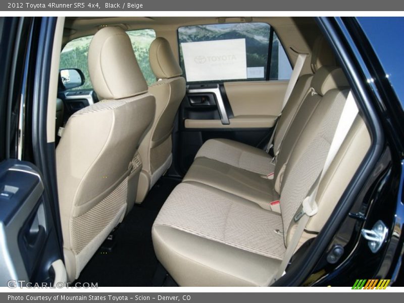 Black / Beige 2012 Toyota 4Runner SR5 4x4