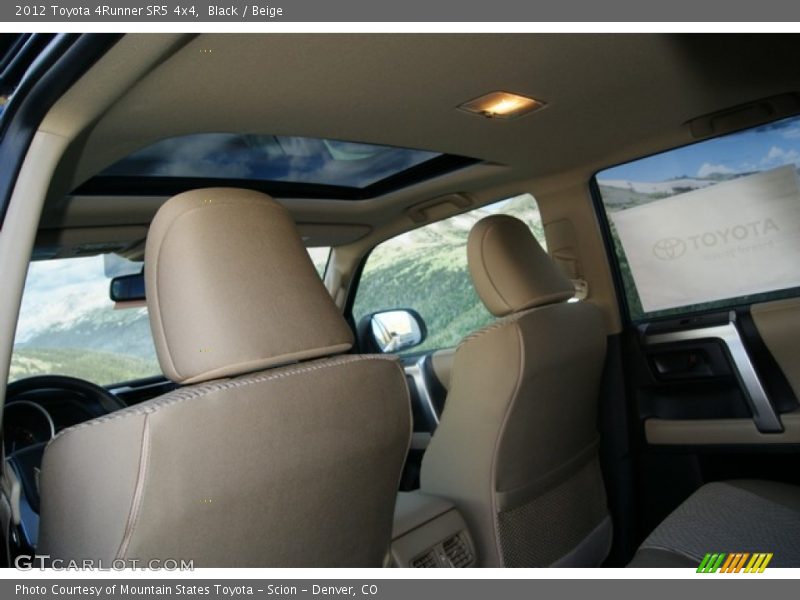 Black / Beige 2012 Toyota 4Runner SR5 4x4