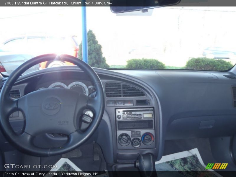 Chianti Red / Dark Gray 2003 Hyundai Elantra GT Hatchback