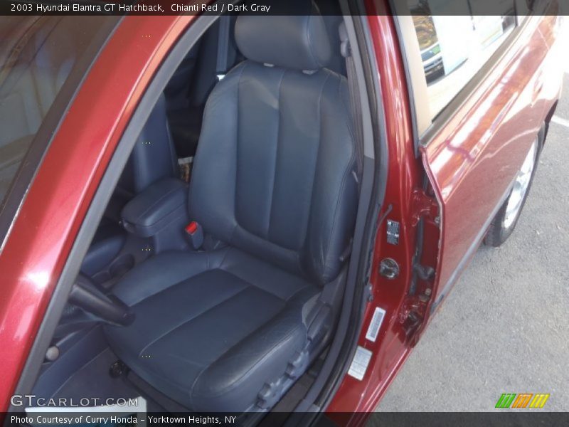 Chianti Red / Dark Gray 2003 Hyundai Elantra GT Hatchback