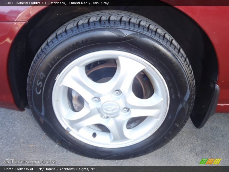 Chianti Red / Dark Gray 2003 Hyundai Elantra GT Hatchback